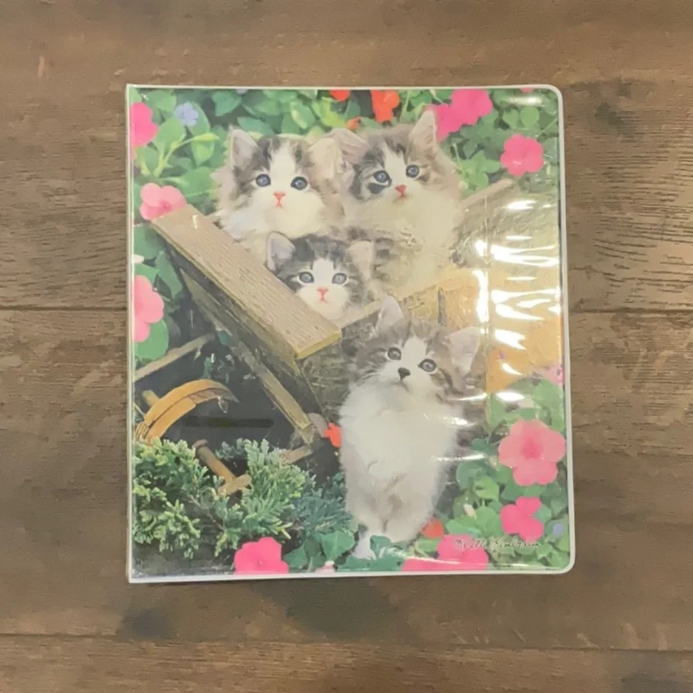 Class act Keith Kimberlin bundle 3 vintage binders puppy’s and kittens